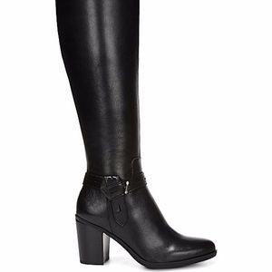 Black Kamora Leather Women's Boots